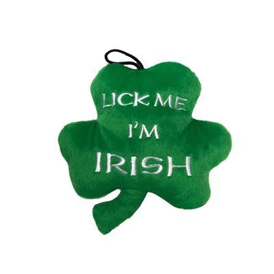 Lick Me I'm Irish Shamrock Toy - Rocky & Maggie's Pet Boutique and Salon