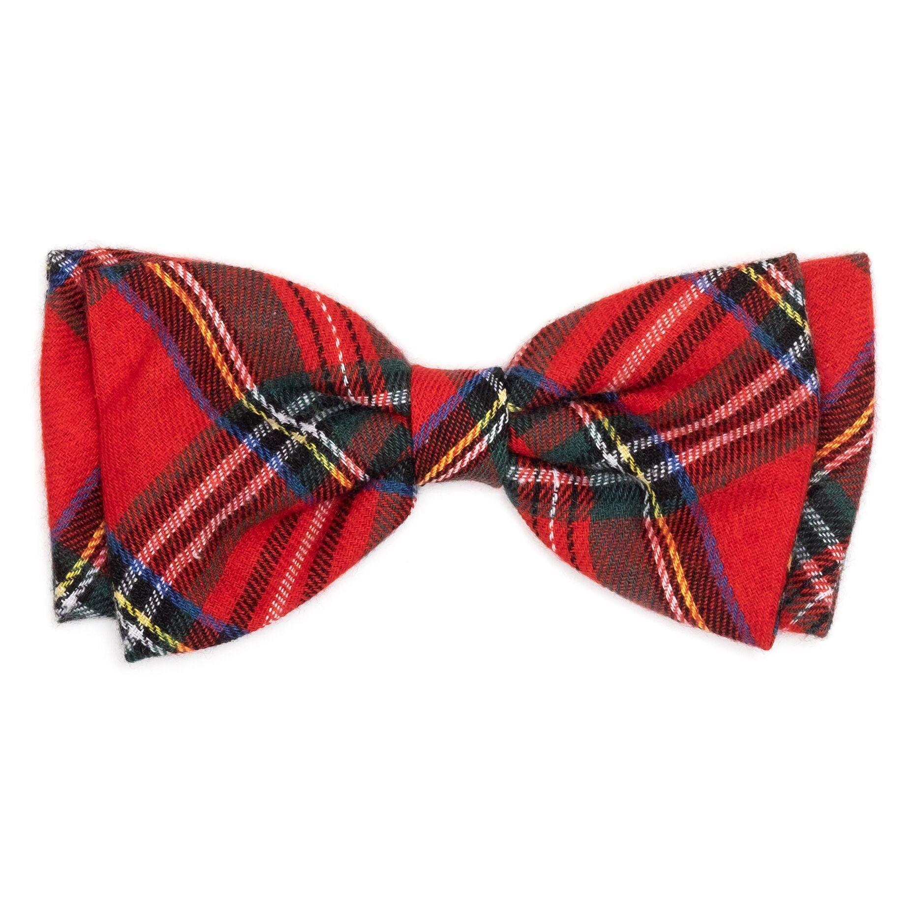 Red Plaid Bow Tie - Rocky & Maggie's Pet Boutique and Salon