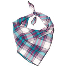 Teal/Purple Plaid Bandana - Rocky & Maggie's Pet Boutique and Salon