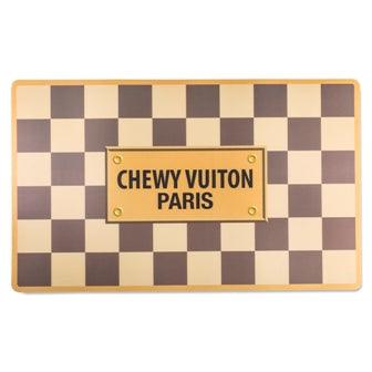 Checker Chewy Vuiton Placemat - Rocky & Maggie's Pet Boutique and Salon