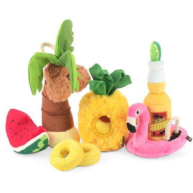 Tropical Paradise Collection Interactive Plush Toys - Rocky & Maggie's Pet Boutique and Salon
