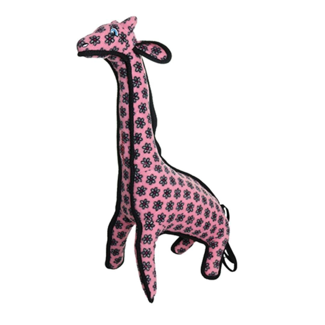 Tuffy Zoo Giraffe Pink Junior - Rocky & Maggie's Pet Boutique and Salon