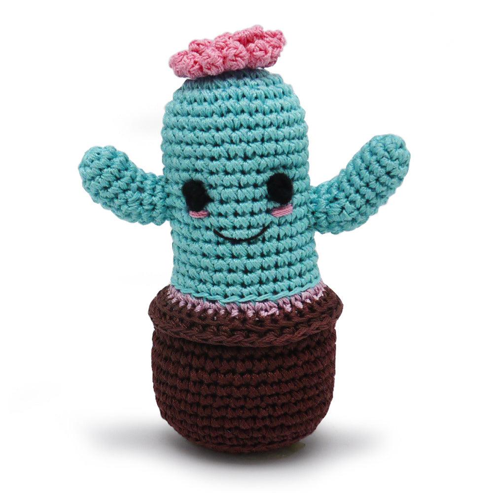 PAWer Squeaky Knit Toy - Cactus - Rocky & Maggie's Pet Boutique and Salon