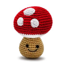 PAWer Squeaky Knit Toy - Mushroom - Rocky & Maggie's Pet Boutique and Salon