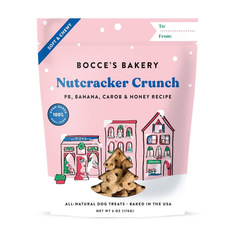 Bocce's Nutcracker Crunch Soft & Chewy Dog Treats, 6 oz - Rocky & Maggie's Pet Boutique and Salon