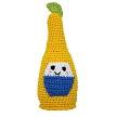 Knit Knacks Beer Bottle with Lime Organic Cotton Small Dog Toy - Rocky & Maggie's Pet Boutique and Salon