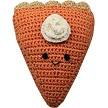 Knit Knacks Pumpkin Pie Organic Cotton Small Dog Toy - Rocky & Maggie's Pet Boutique and Salon