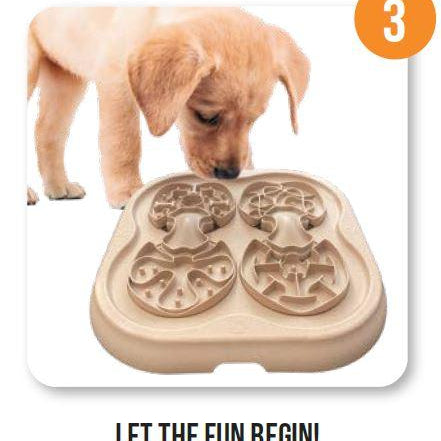 fouFIT™ 2-in-1 Nosework Puzzle & Slow Feeder - Rocky & Maggie's Pet Boutique and Salon