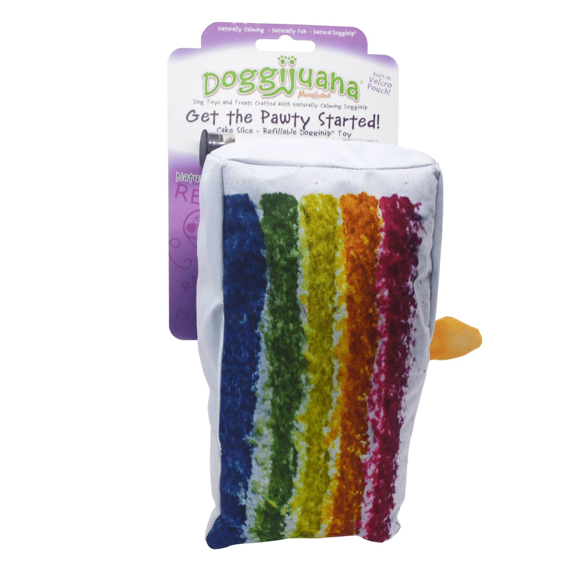 Get the Pawty Started Cake Slice - Refillable Dogginip® Toy by SmarterPaw™ - Rocky & Maggie's Pet Boutique and Salon