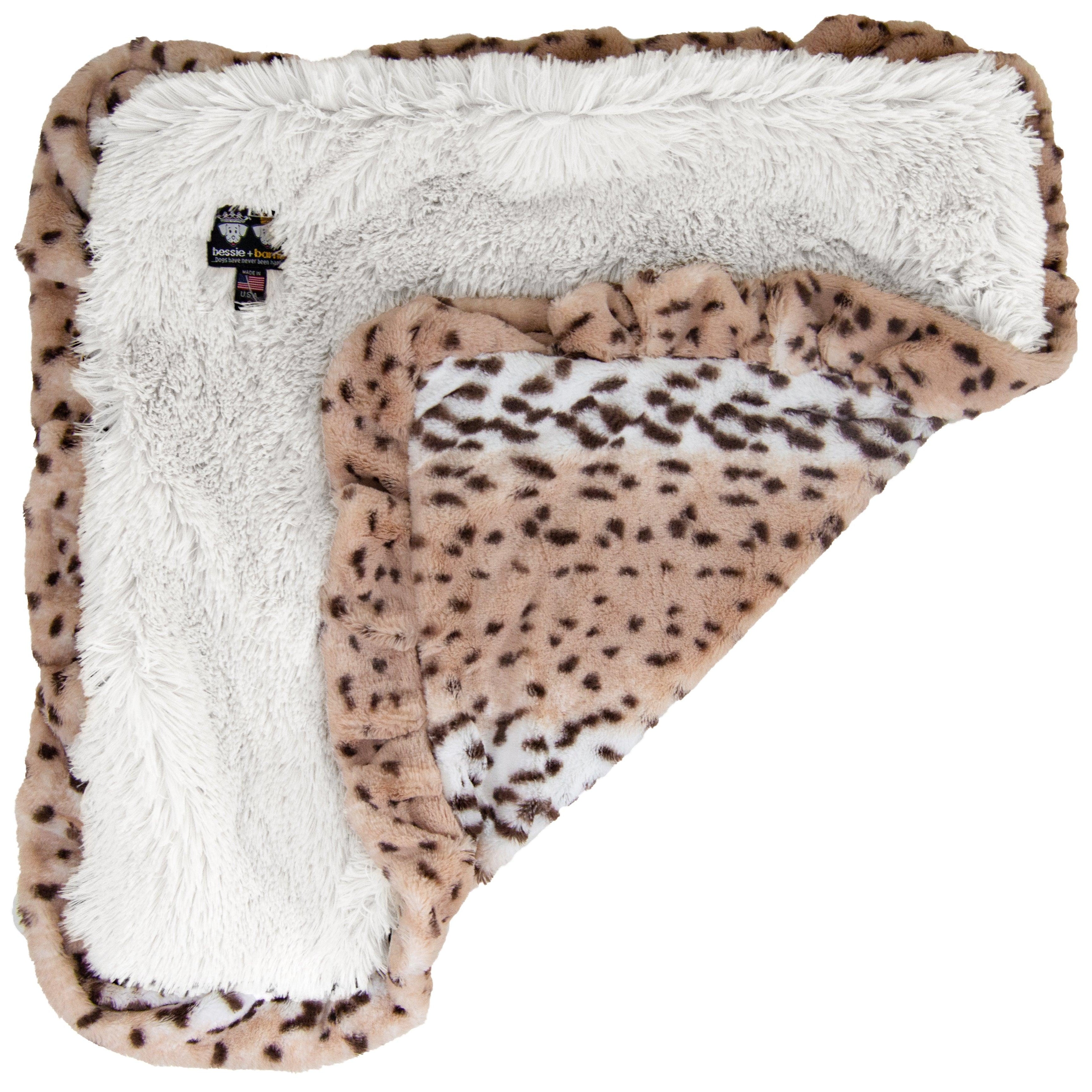 Blanket - Snow White and Aspen Snow Leopard - Rocky & Maggie's Pet Boutique and Salon