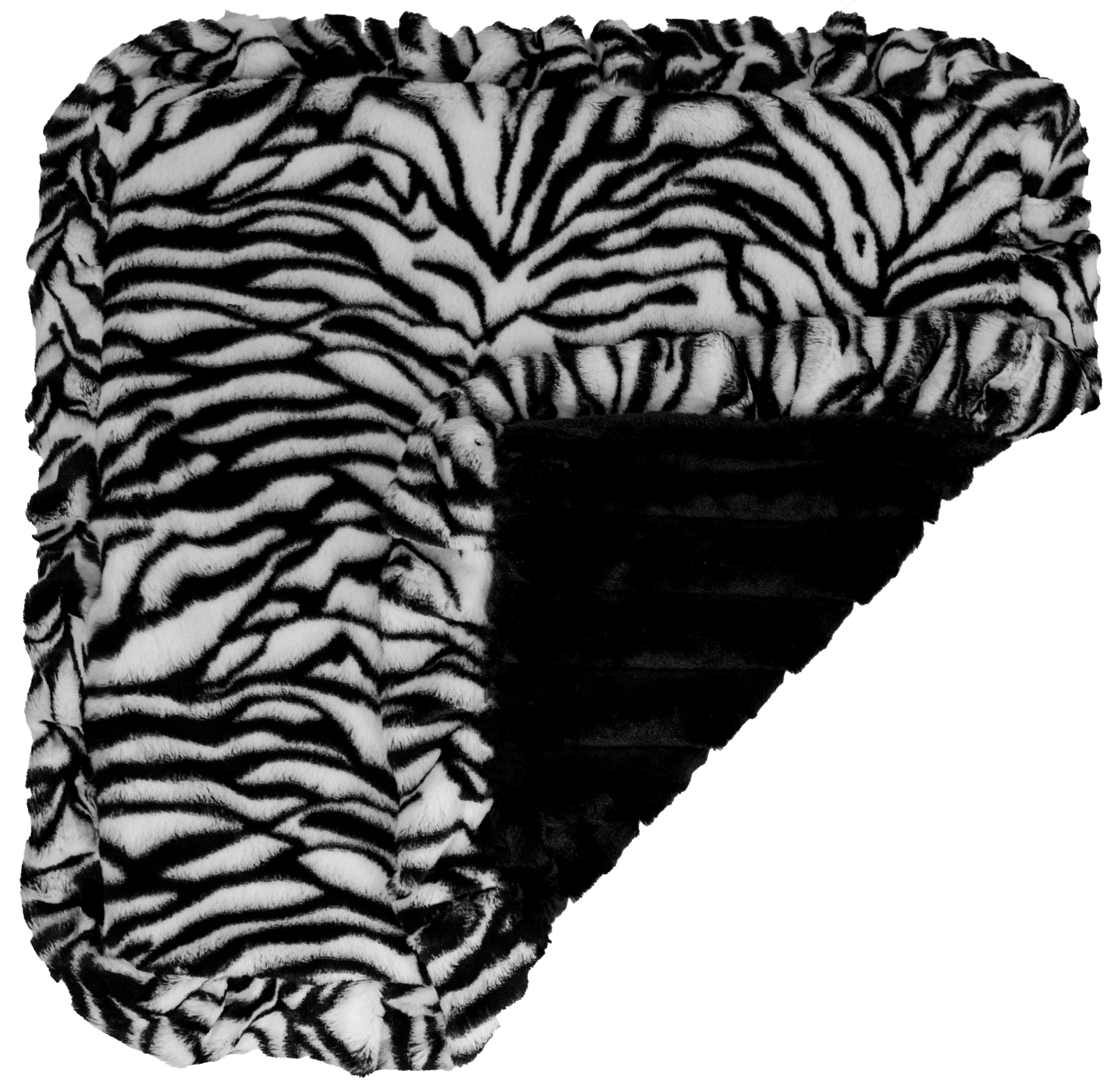Blanket - Zebra and Black Puma - Rocky & Maggie's Pet Boutique and Salon