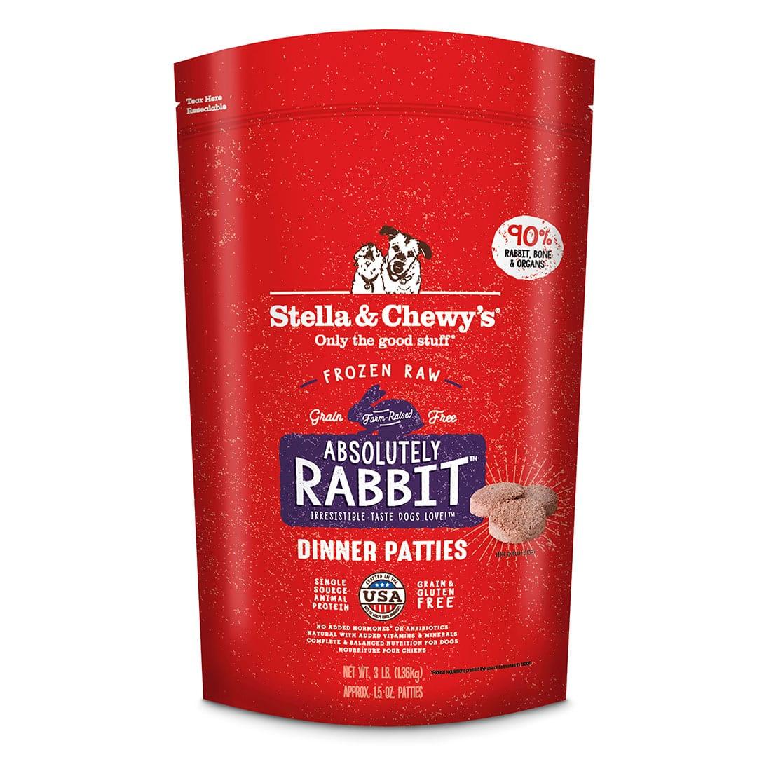 Stella & Chewy's Rabbit Patties Raw Dog Food - Rocky & Maggie's Pet Boutique and Salon