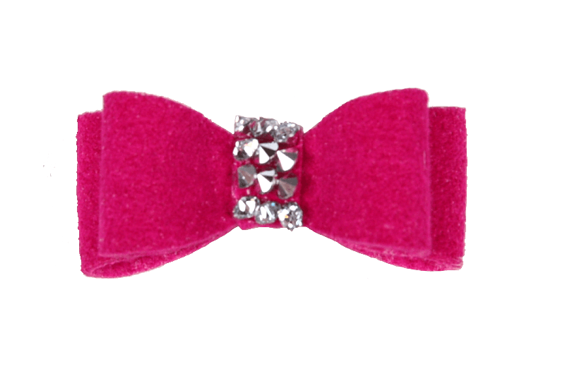 Crystal Rocks Hair Bow - Rocky & Maggie's Pet Boutique and Salon