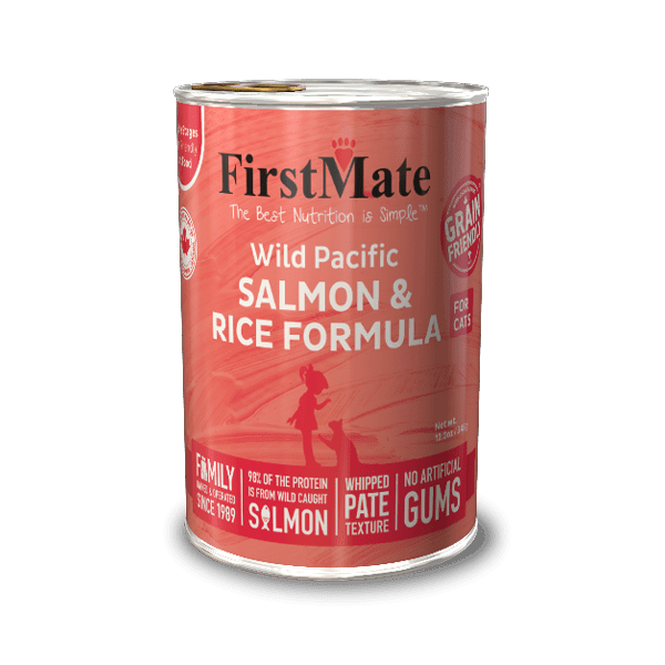 Wild Pacific Salmon & Rice Formula for Cats 12.2oz - Rocky & Maggie's Pet Boutique and Salon