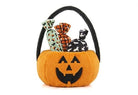 Halloween Pumpkin Basket with Sqeaky Candies - Rocky & Maggie's Pet Boutique and Salon