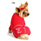 Christmas Red "Santa's Lil' Helper" Embroidered Pajama - Rocky & Maggie's Pet Boutique and Salon