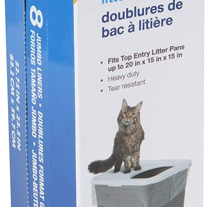 Litter Pan Liners Top Entry 8ct - Rocky & Maggie's Pet Boutique and Salon