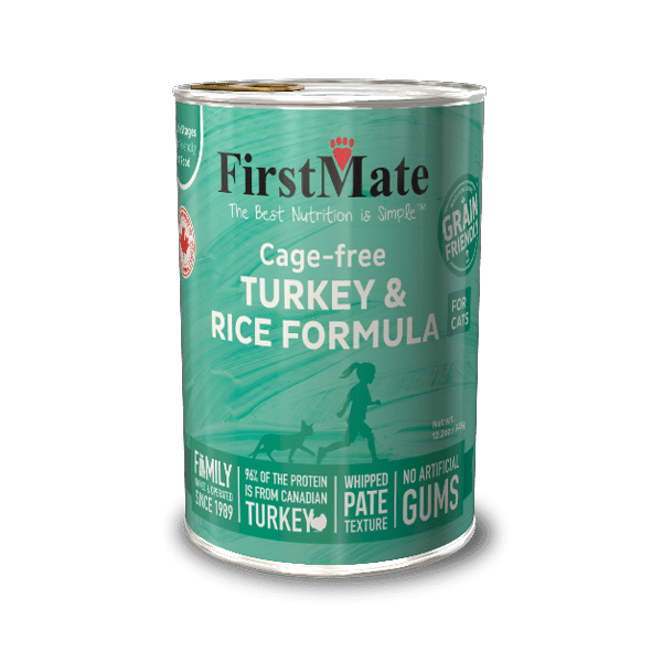 Cage-free Turkey & Rice Formula for Cats 12.2oz - Rocky & Maggie's Pet Boutique and Salon