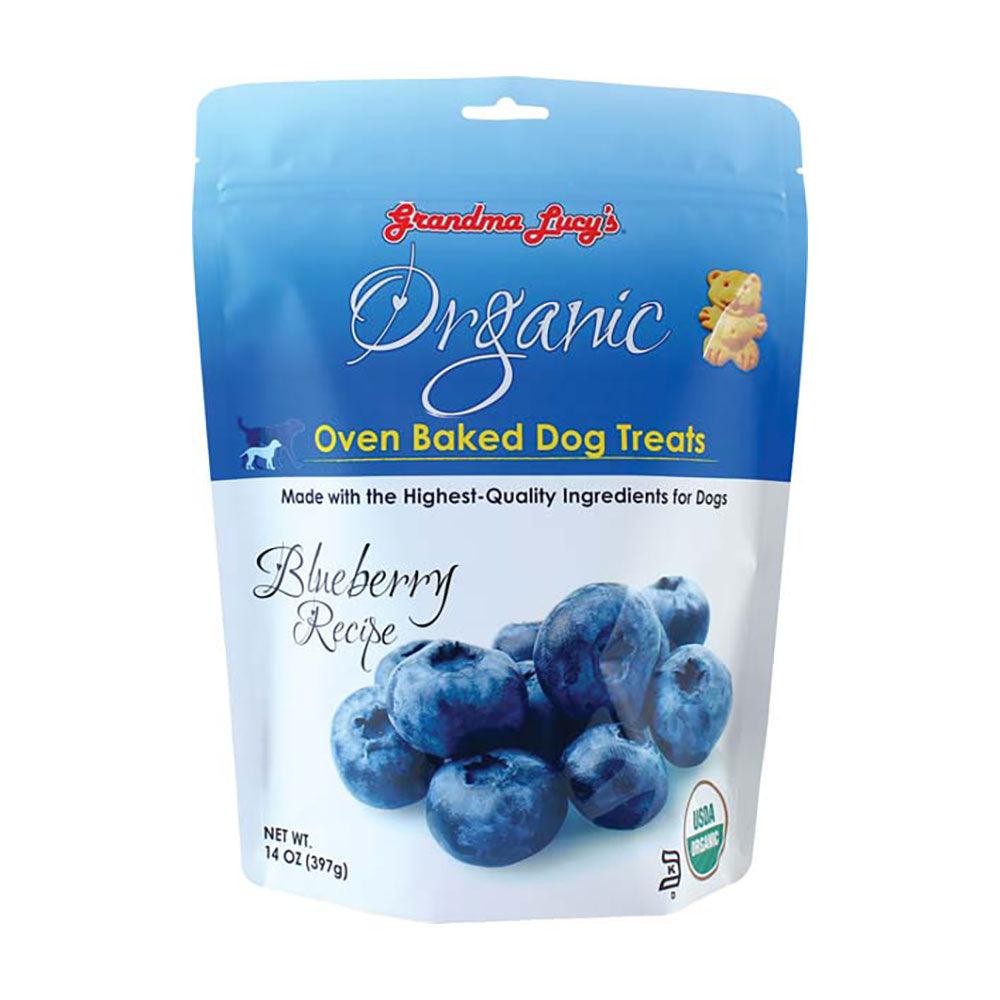 Grandma LucyÕs Organic Oven Baked Blueberry Recipe Dog Treats 14 Oz