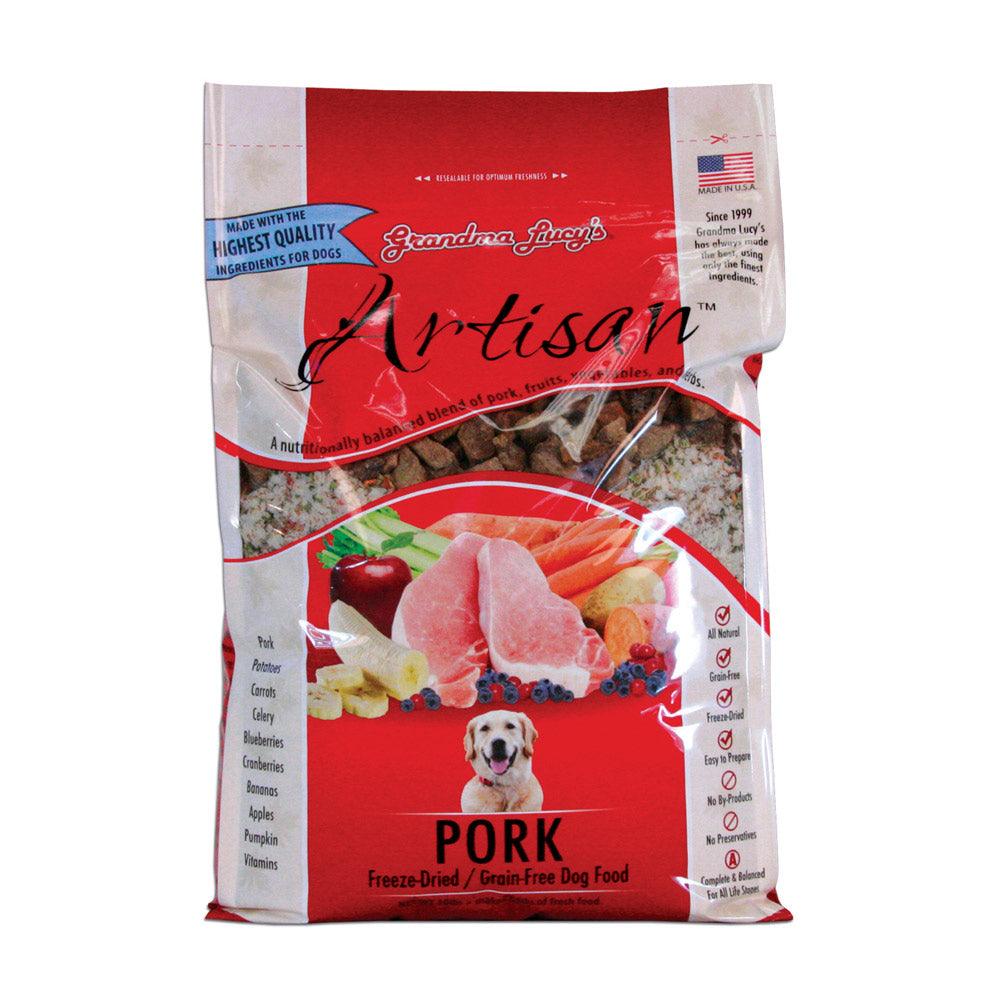 Grandma LucyÕs Artisan Freeze Dried Grain Free Pork Recipe Dog Food 3 Lbs
