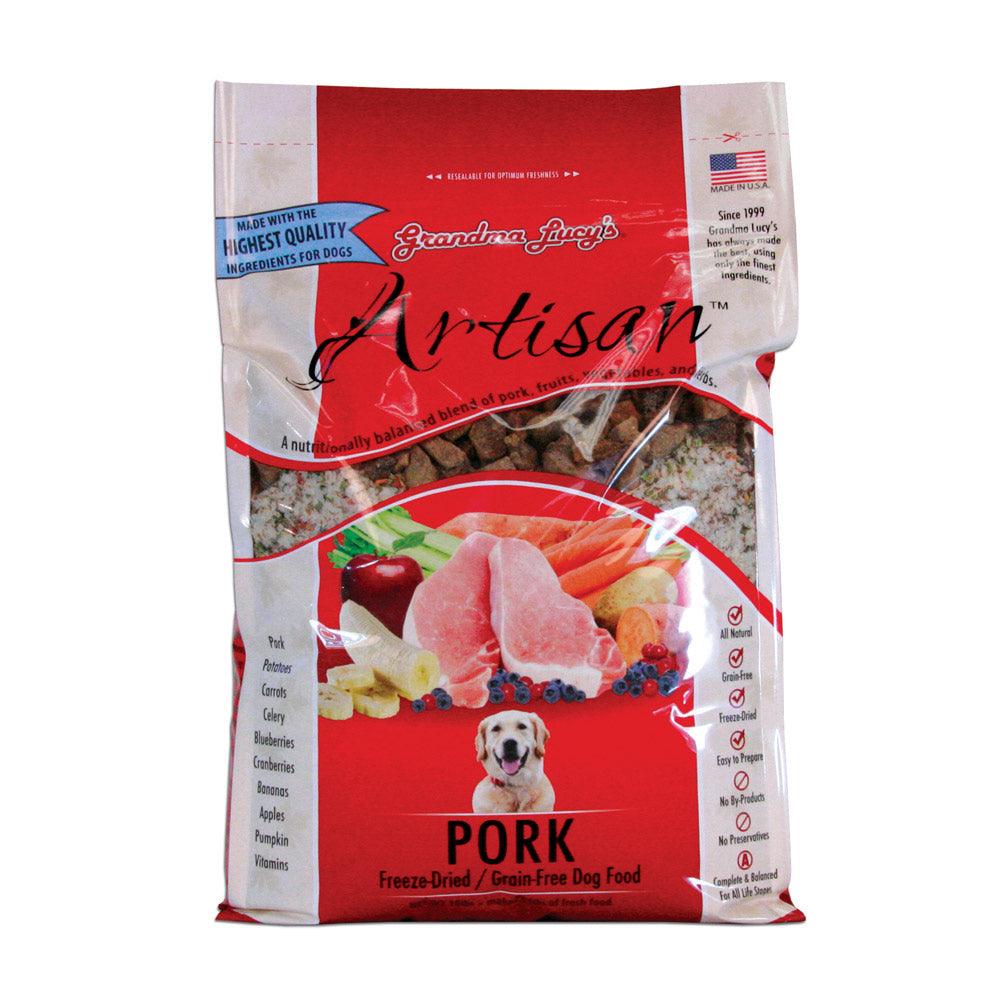Grandma LucyÕs Artisan Freeze Dried Grain Free Pork Recipe Dog Food 10 Lbs