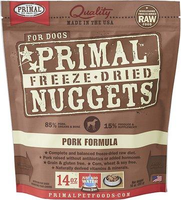 Primal Freeze-Dried Raw Pork Formula Dog Nuggets - Rocky & Maggie's Pet Boutique and Salon