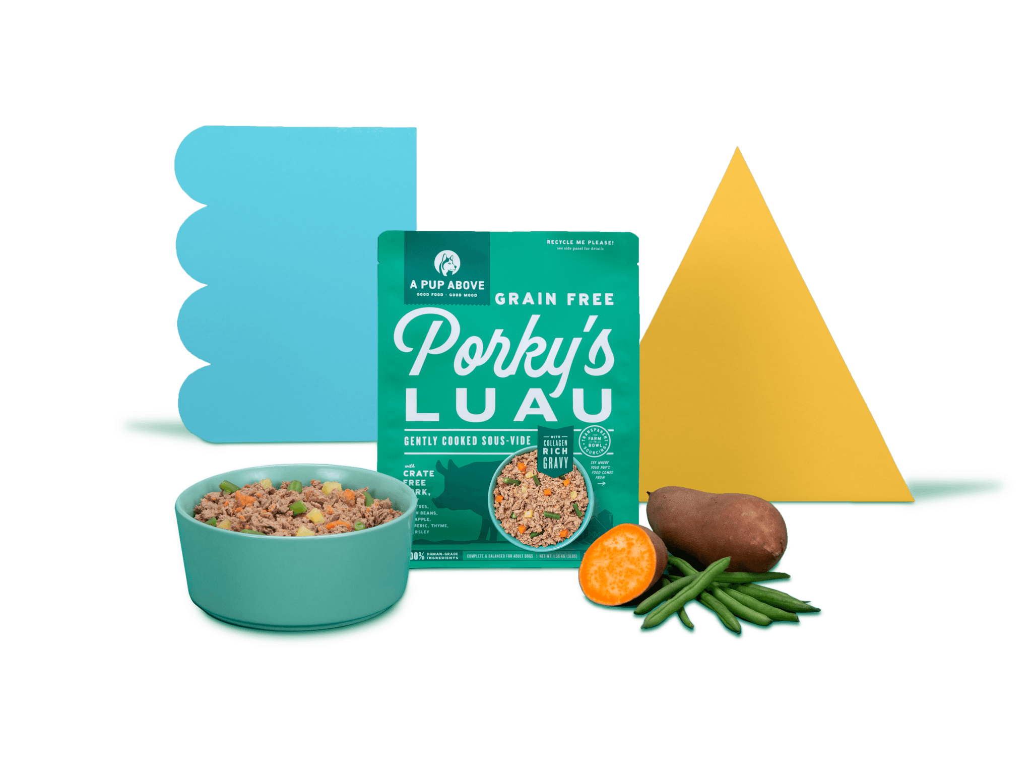 A Pup Above Porky's Luau Sous Vide Dog Food - Rocky & Maggie's Pet Boutique and Salon