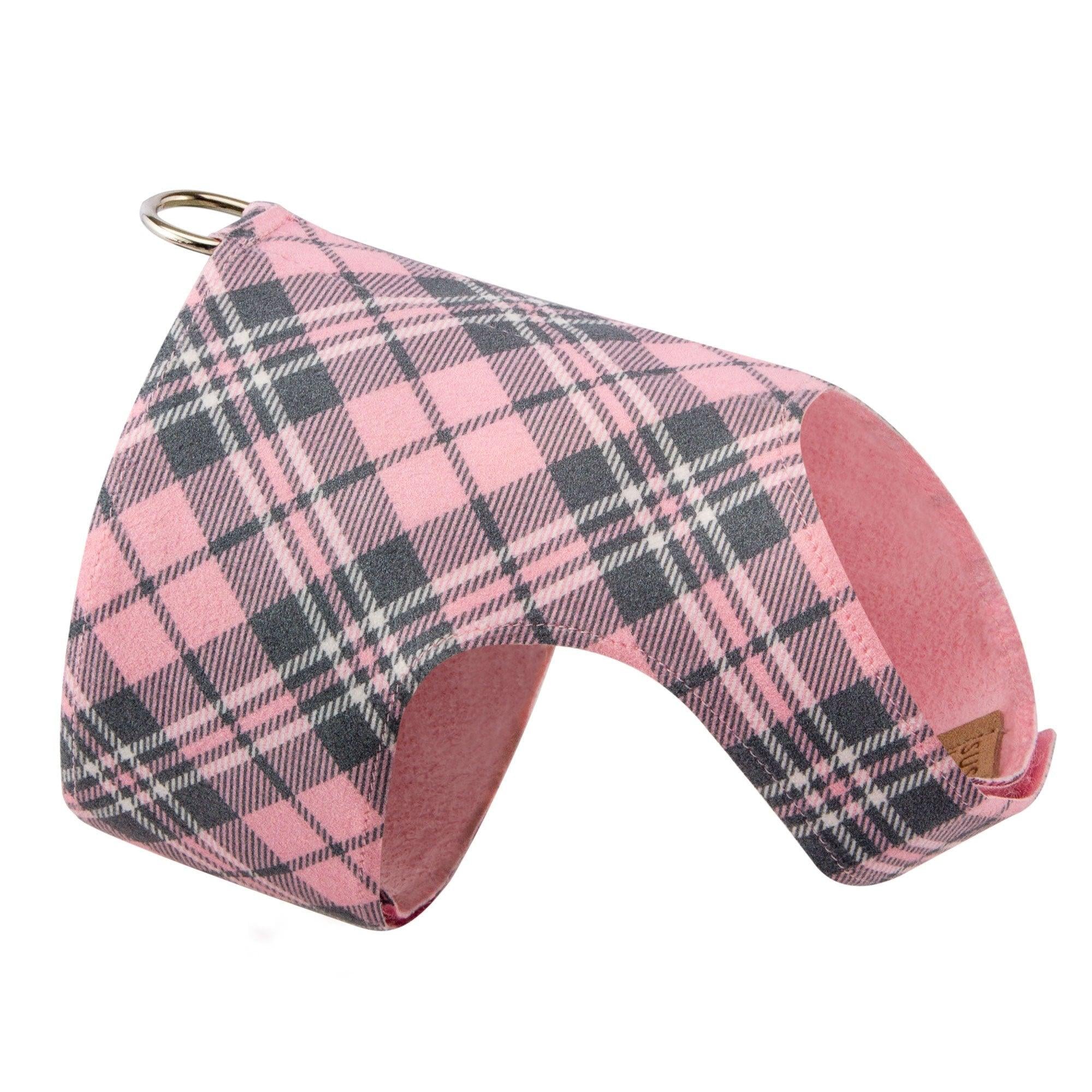 Scotty Bailey Harness Puppy Pink Plaid - Rocky & Maggie's Pet Boutique and Salon