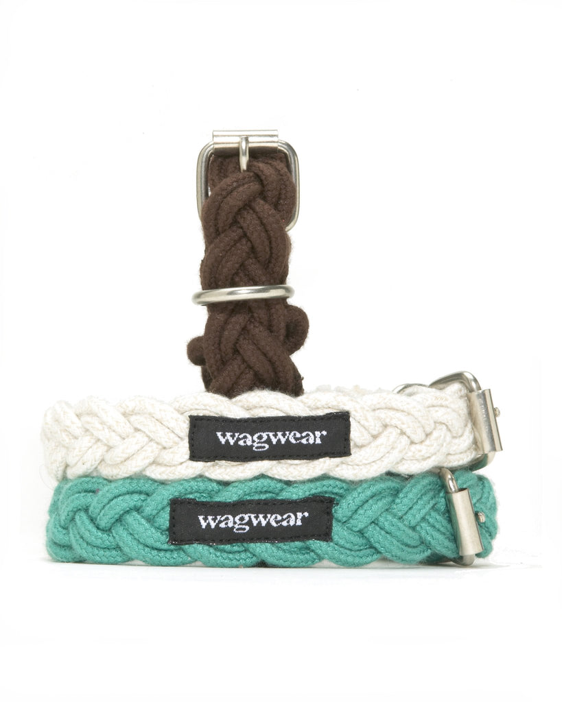 Braided Fisherman Collar and Leash - Rocky & Maggie's Pet Boutique and Salon