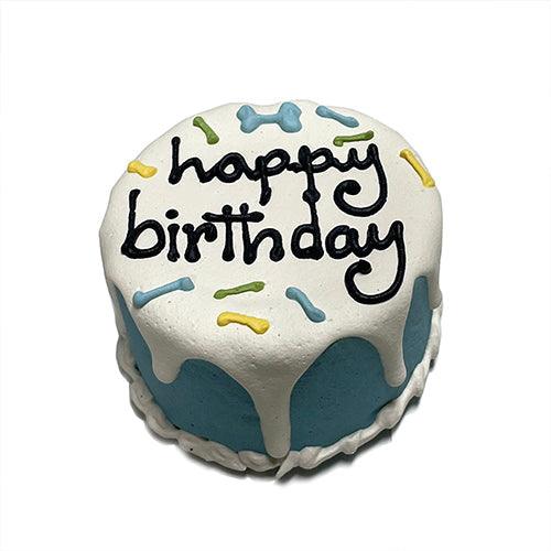 Blue Birthday Baby Cake (Shelf Stable) - Rocky & Maggie's Pet Boutique and Salon