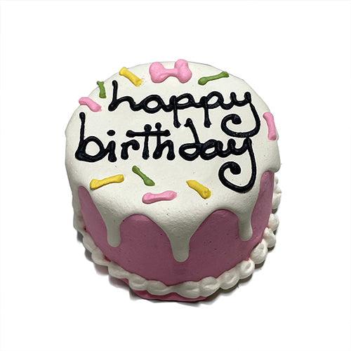 Pink Birthday Baby Cake (Shelf Stable) - Rocky & Maggie's Pet Boutique and Salon