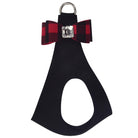 Red Gingham Big Bow Step In Harness - Rocky & Maggie's Pet Boutique and Salon