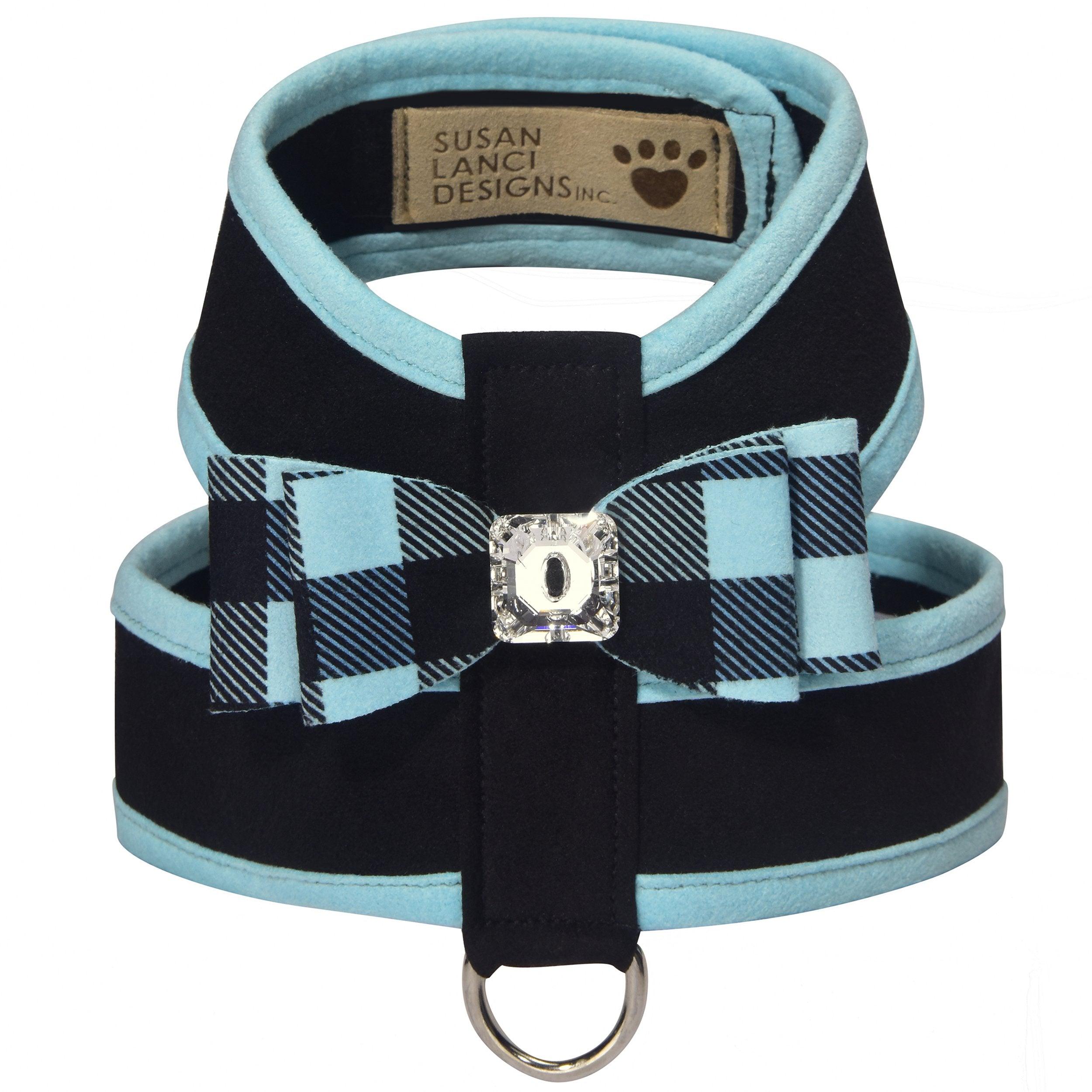 Tiffi Gingham Big Bow Tinkie Harness - Rocky & Maggie's Pet Boutique and Salon