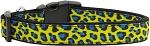Blue and Yellow Leopard Cat Collar - Rocky & Maggie's Pet Boutique and Salon