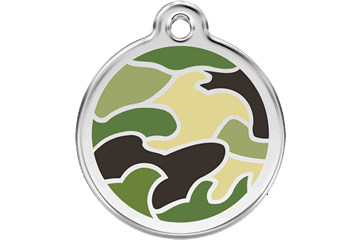 Red Dingo Stainless Steel with Enamel- Colors as shown - Rocky & Maggie's Pet Boutique and Salon