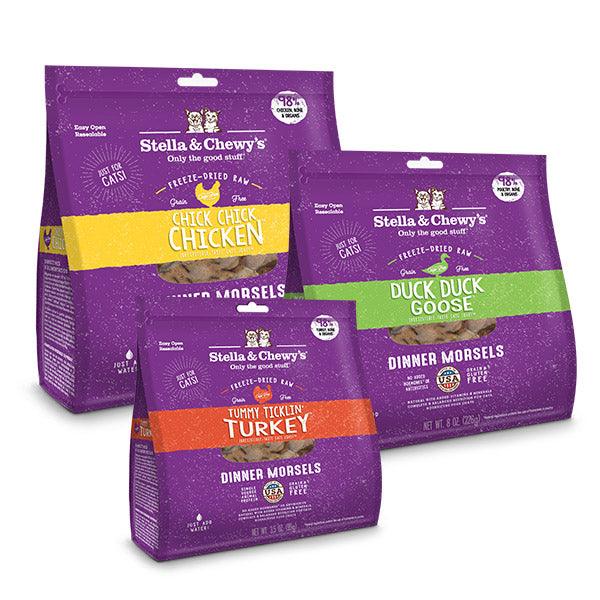 Stella & Chewy's Grain-Free Dinner Morsels Freeze-Dried Cat Food - Rocky & Maggie's Pet Boutique and Salon