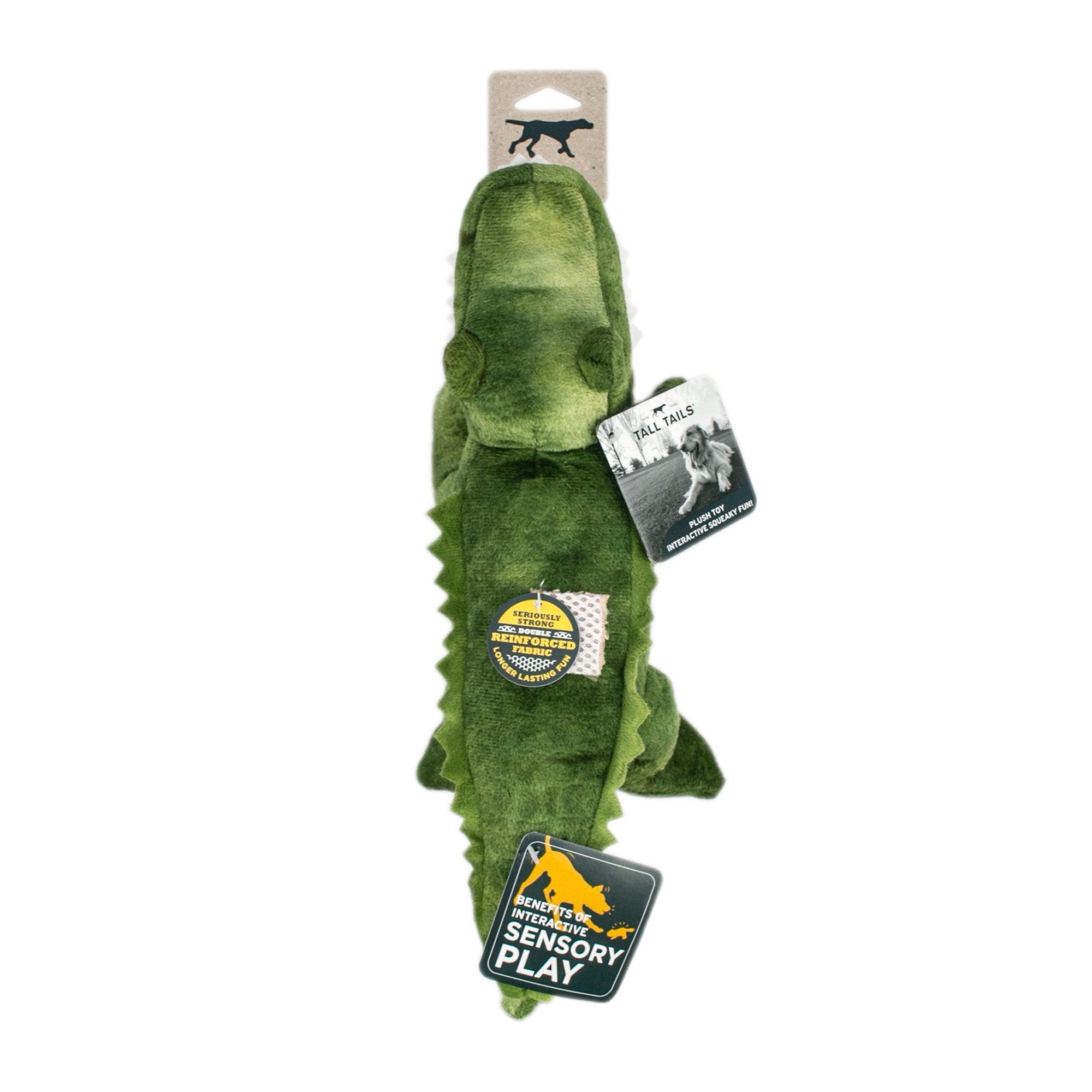 Plush Gator Crunch Toy 15″ - Rocky & Maggie's Pet Boutique and Salon