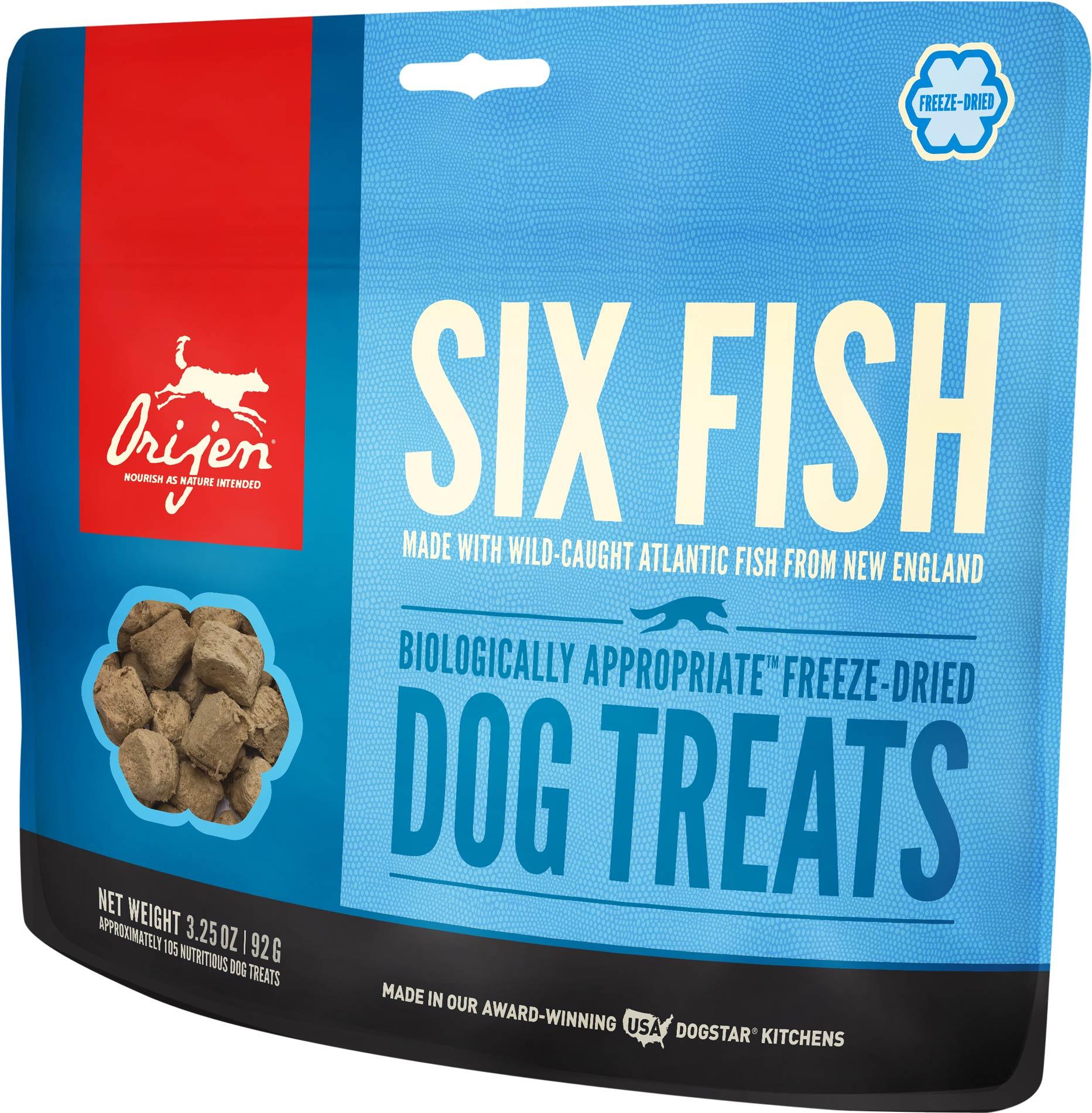 Orijen Freeze-Dried Six Fish Dog Treats - Rocky & Maggie's Pet Boutique and Salon
