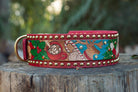 Vintage Christmas Leather Collar (Limited Edition) - Rocky & Maggie's Pet Boutique and Salon