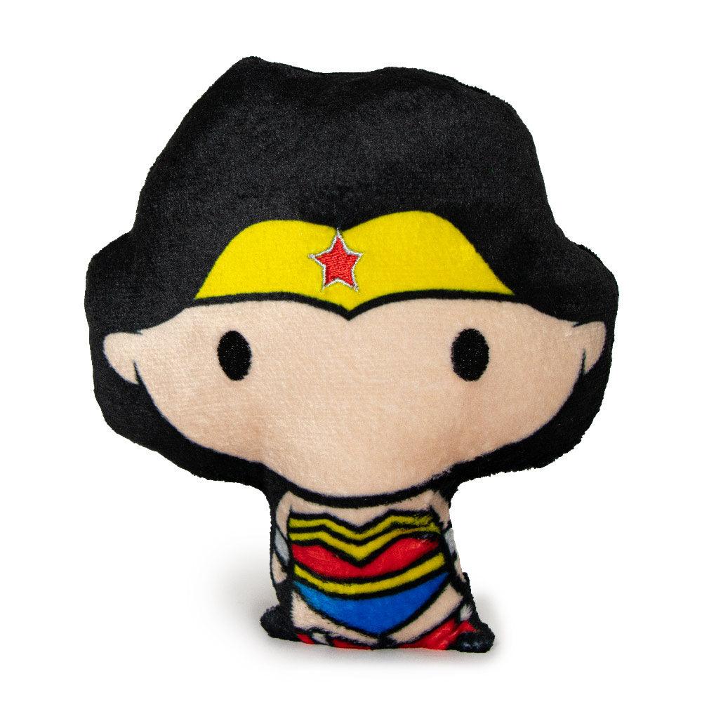 Chibi Wonder Woman Plush Toy with Squeaker - Rocky & Maggie's Pet Boutique and Salon