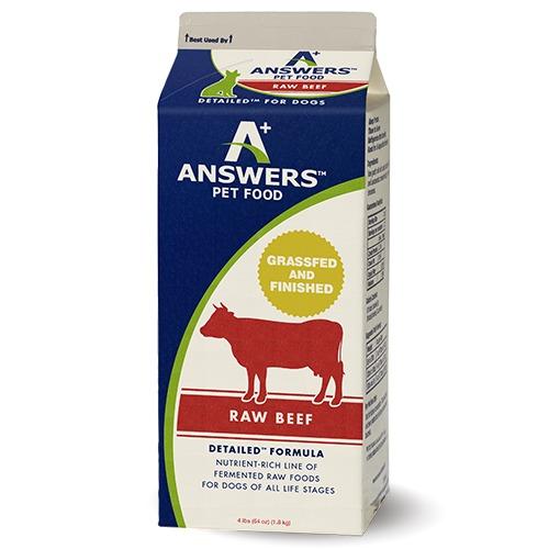 Answer's Detailed Raw Beef - Rocky & Maggie's Pet Boutique and Salon