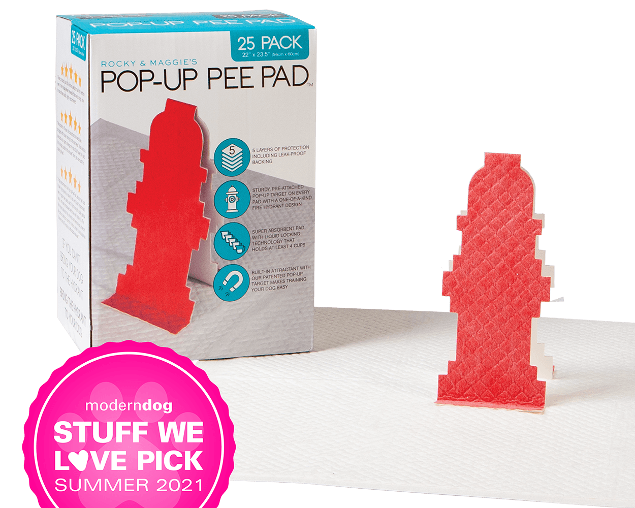 Pop Up Pee Pad Rocky Maggie s Pet Grooming Dog and Cat Food and Pet Boutique in Houston TX