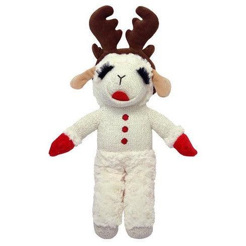 Holiday Lamb Chop with Antlers 13" - Rocky & Maggie's Pet Boutique and Salon