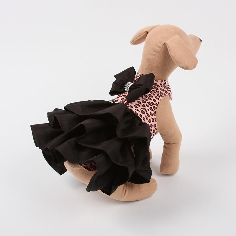 Madison Dress Pink Cheetah Couture - Rocky & Maggie's Pet Boutique and Salon