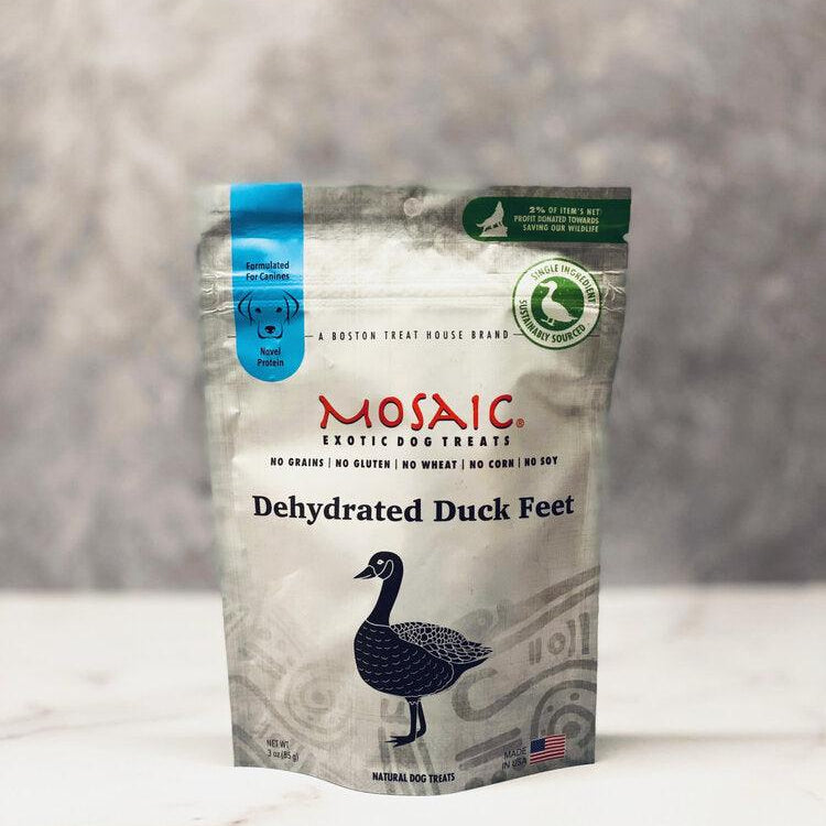 Mosaic USA Dehydrated Duck Feet, 3 oz - Rocky & Maggie's Pet Boutique and Salon