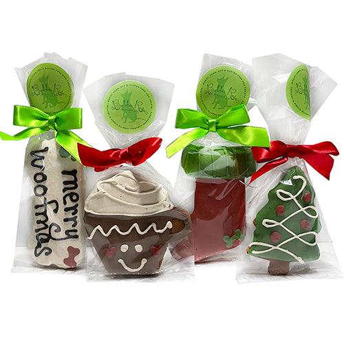 Individually Wrapped Holiday Cookies - Rocky & Maggie's Pet Boutique and Salon