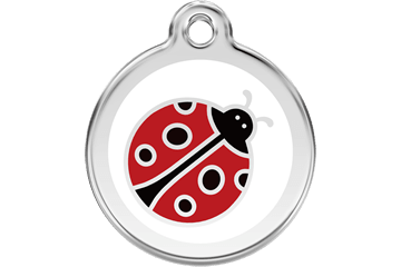 Red Dingo Stainless Steel with Enamel- Colors as shown - Rocky & Maggie's Pet Boutique and Salon