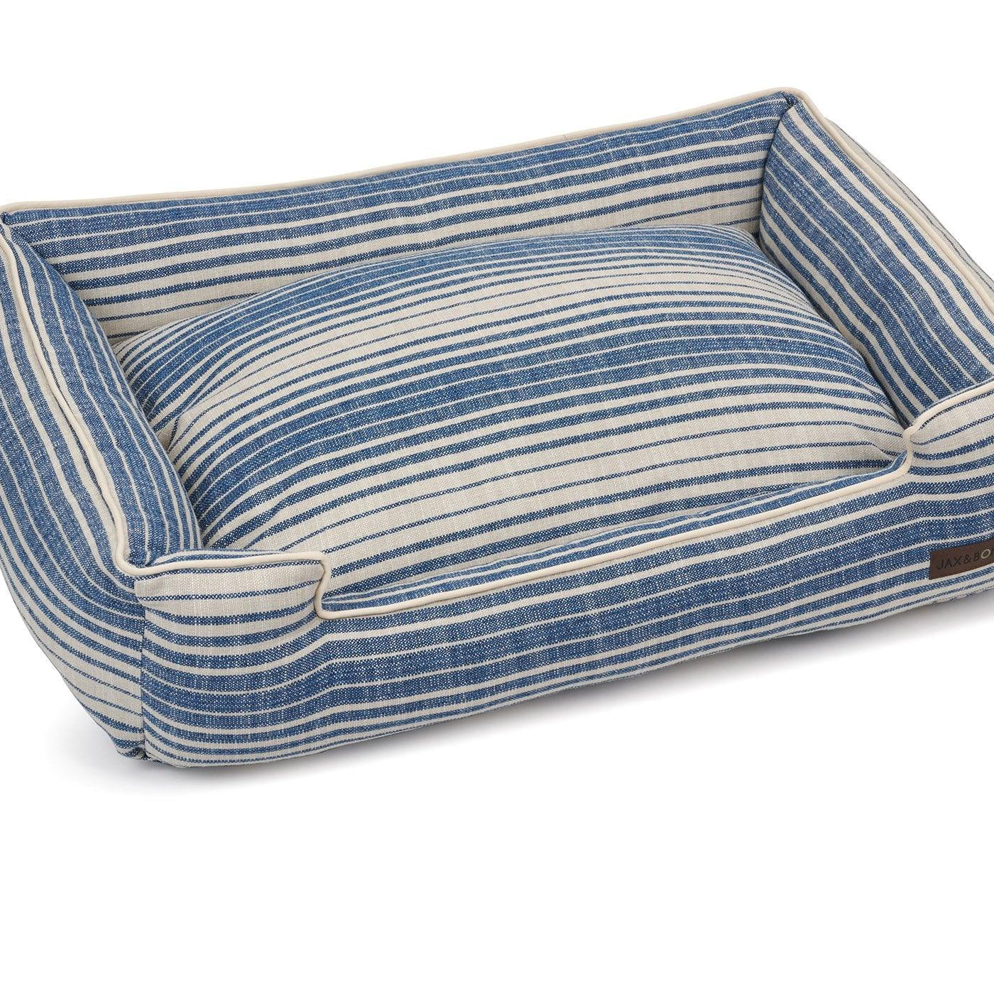 Hampton Navy Lounge Bed - - Rocky & Maggie's Pet Boutique and Salon