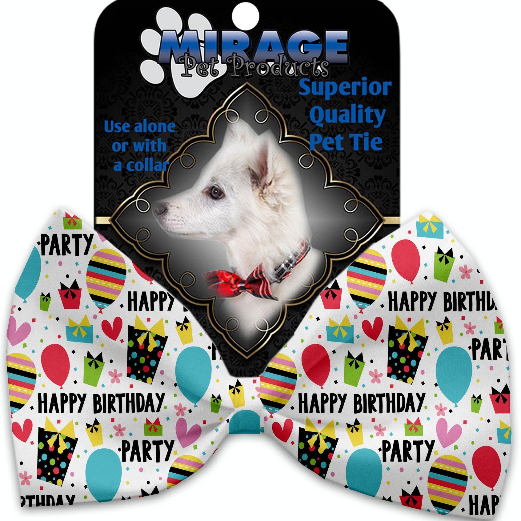 Happy Birthday Pet Bow Tie - Rocky & Maggie's Pet Boutique and Salon