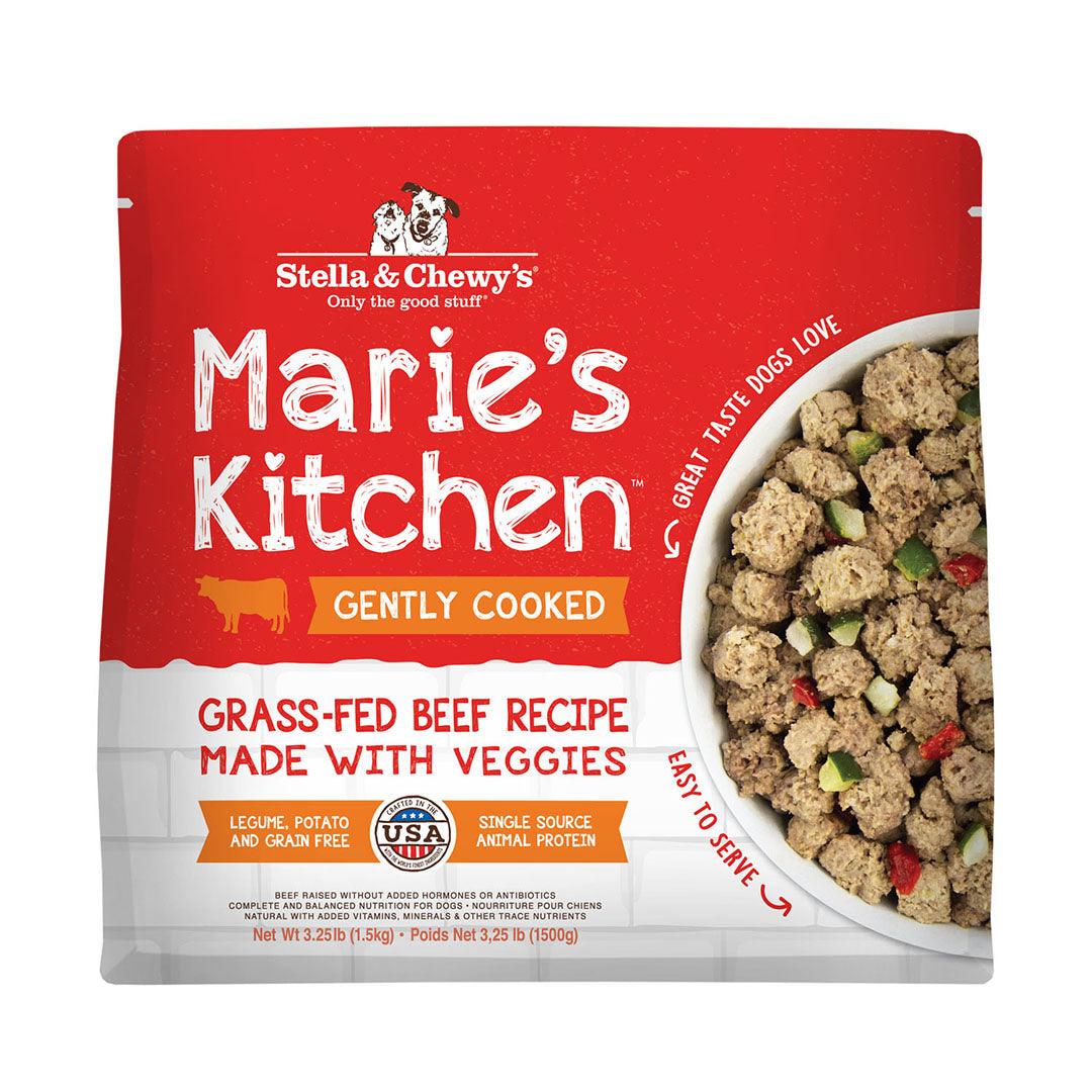 Marie's Kitchen Beef Recipe Gently Cooked Frozen Food for Dogs - Rocky & Maggie's Pet Boutique and Salon